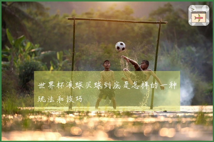 世界杯滚球买球到底是怎样的一种玩法和技巧